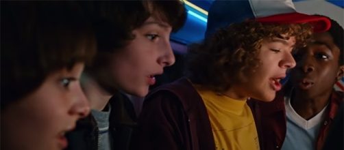 The boys of the AV Club are set to welcome a new girl, Max in "Stranger Things" season 2. (YouTube/Netflix)