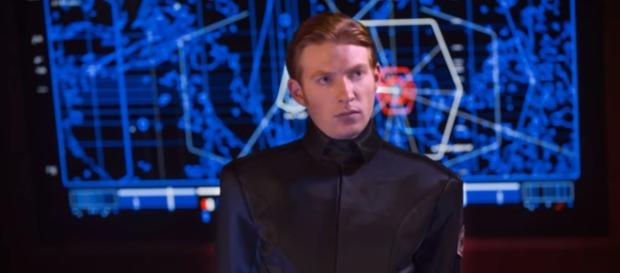 Domhnall Gleeson as Geenral Hux in the Star Wars. Credits to: Youtube/Star Wars Eplained Domhnall Gleeson as Geenral Hux in the Star Wars. Credits to: Youtube/Star Wars Eplained