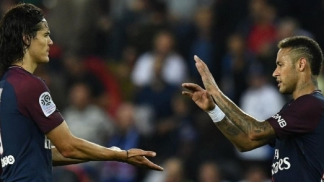 Neymar et Cavani se livrent un duel d'égo (Franck Fife AFP).