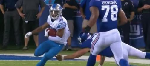 Jamal Agnew's touchdown return helped the Lions beat the Giants on Monday night. [Image via NFL/YouTube]