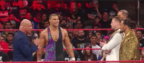 WWE 'Raw' featured Jason Jordan competing in a Six Pack Challenge to become top contender for the Intercontinental title. [Image via WWE/YouTube]