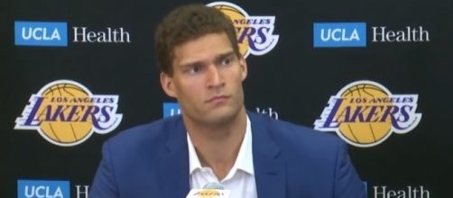 Lakers center Brook Lopez may miss some preseason games. [Image via YouTube/Ximo Pierto]