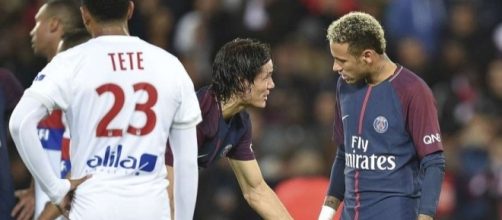 PSG : l'accrochage Neymar-Cavani s'est poursuivi dans le vestiaire - rtl.fr