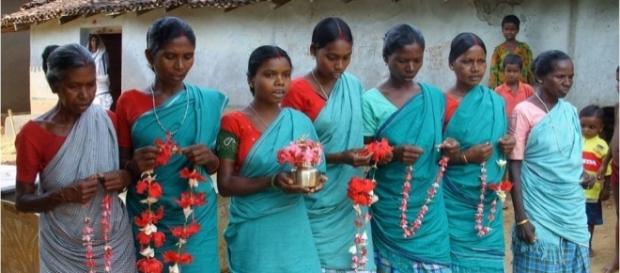 Santal people in Jharkhand India. Photo from Jessica Ridgewell via Wikipedia Commons Santal people in Jharkhand India. Photo from Jessica Ridgewell via Wikipedia Commons