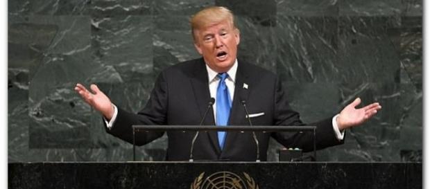 Trump și-a transmis primul său mesaj naționalist și îndreptat împotriva dușmanilor SUA la ONU - Foto: Daily Mail (© AFP/Getty Images) Trump și-a transmis primul său mesaj naționalist și îndreptat împotriva dușmanilor SUA la ONU - Foto: Daily Mail (© AFP/Getty Images)