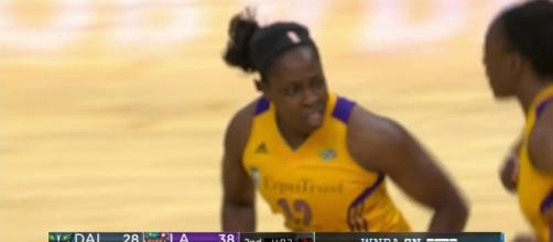 The L.A. Sparks host the Atlanta Dream in Friday's late game on the WNBA schedule. [Image via WNBA/YouTube]