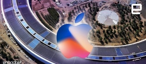 Apple launches iPhone 8 at the spaceship campus on Sept. 12. Image credit - Engadget/YouTube.