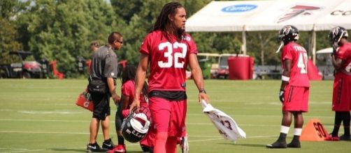 Jalen Collins [Image by Thomson20192 |Wikimedia Commons| Cropped | CC BY- 1.0 ]