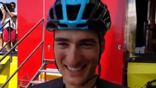 Gianni Moscon alla Vuelta Espana