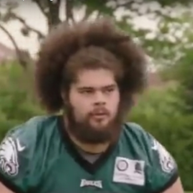 Isaac Seumalo is not going to get benched. - Image Credit: Further A.M. / YouTube