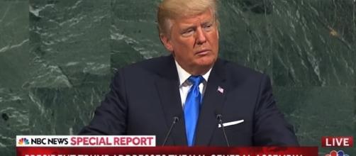 Donald Trump addresses the UN General Assembly - youtube screen capture / NBC