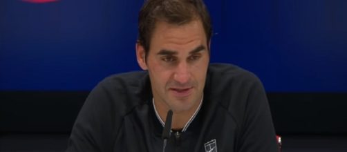 Roger Federer during a press conferece at 2017 US Open/ Photo: screenshot via US Open Tennis Championships channel on YouTube