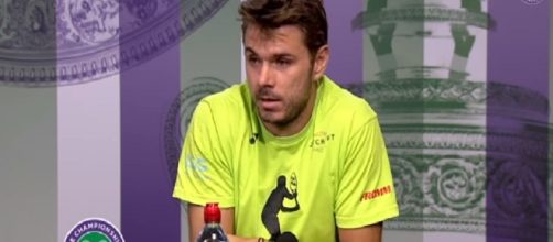 Stan Wawrinka during a press conference at 2017 Wimbledon/ Photo: screenshot via Wimbledon official channel on YouTube