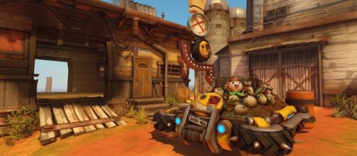 The Junkertown 'Overwatch' map. [image source: YouTube/PlayOverwatch]