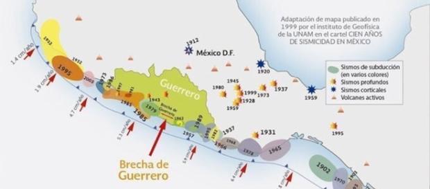 Brecha de Guerrero, una bomba de tiempo sísmica. - planoinformativo.com Brecha de Guerrero, una bomba de tiempo sísmica. - planoinformativo.com