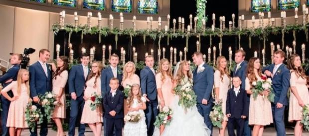 Joy-Anna Duggar Forsyth shows of big baby bump on "Counting On" wedding. Source Youtube TLC Joy-Anna Duggar Forsyth shows of big baby bump on "Counting On" wedding. Source Youtube TLC