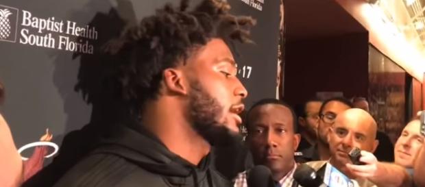 Justise Winslow end of 2016-17 Miami Heat season media interview (c) https://www.youtube.com/channel/UCjl8tm0TLn8y_ydLDRgRPcg Justise Winslow end of 2016-17 Miami Heat season media interview (c) https://www.youtube.com/channel/UCjl8tm0TLn8y_ydLDRgRPcg