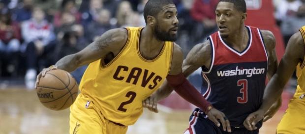 Kyrie Irving talks about the blockbuster trade. (Image Credit - Keith Allison/Flickr) Kyrie Irving talks about the blockbuster trade. (Image Credit - Keith Allison/Flickr)