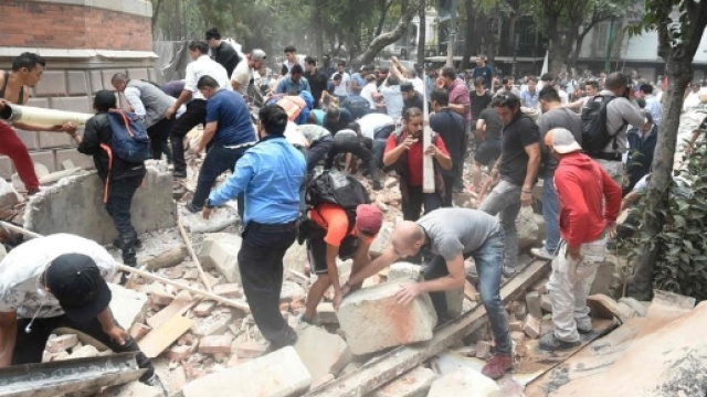 Terremoto Citt&agrave; del Messico 7.1