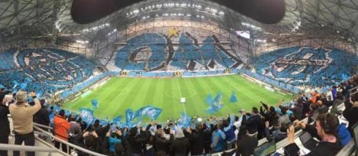 Les tribunes de l'Olympique de Marseille