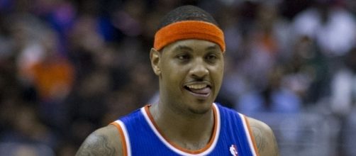 Carmelo Anthony Nov 2013 2 [Image by Keith Allison|Wikimedia Commons| Cropped | CC BY-SA 2.0 ]