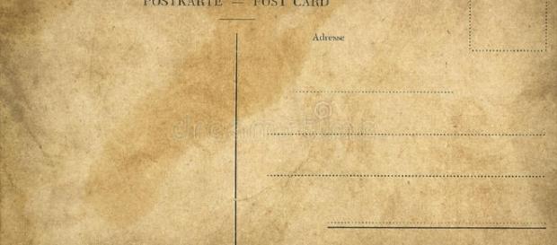 Esempio di cartolina postale. La prima cartolina postale fu inviata il primo ottobre 1869. Esempio di cartolina postale. La prima cartolina postale fu inviata il primo ottobre 1869.