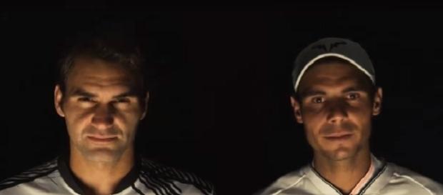 Federer and Nadal/ Photo: screenshot via Bolinha Verde channel on YouTube Federer and Nadal/ Photo: screenshot via Bolinha Verde channel on YouTube