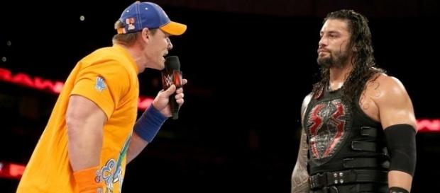 John Cena and Roman Reigns will finally go head-to-head in the WWE ring at Sunday's 'No Mercy 2017' PPV. John Cena and Roman Reigns will finally go head-to-head in the WWE ring at Sunday's 'No Mercy 2017' PPV.