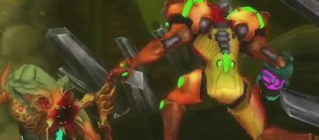 Samus fighting an enemy in 'Metroid: Samus Returns.' (image source: YouTube/RabidRetrospectGames) Samus fighting an enemy in 'Metroid: Samus Returns.' (image source: YouTube/RabidRetrospectGames)
