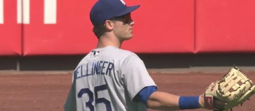 Cody Bellinger helped the L.A. Dodgers avoid a sweep in Philadelphia on Thursday. [Image via MLB/YouTube]