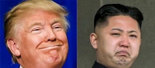 Donald Trump and Kim Jong-un, via Twitter