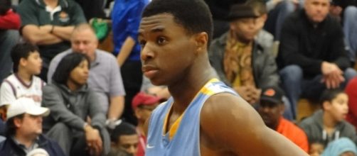 Andrew Wiggins in his college uniform | Flickr | Bryan Horowitz