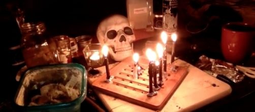 Black Witch S claims black magic can cure cancer. Photo via YouTube channel Black Witch Coven.