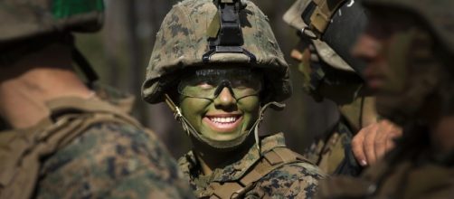 The US Marine Corps has announced it is set to admit its first female officer. Source;flikr.com