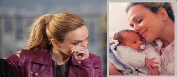 Com menos de 1 mês de vida, filha de Eliana se depara com novo desafio Com menos de 1 mês de vida, filha de Eliana se depara com novo desafio