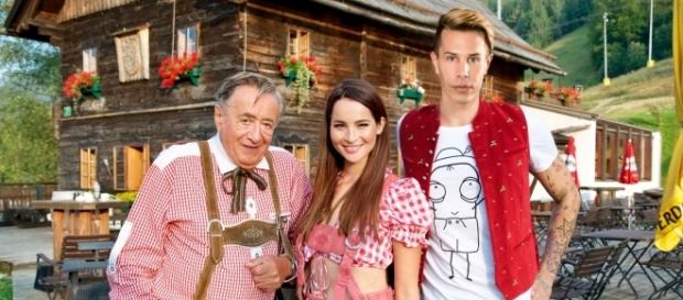 Der Berg ruft - Song von Florian Wess, Nicole Mieth und Baulöwe "Mörtel" Lugner ... Foto: Helmut Werner Management Der Berg ruft - Song von Florian Wess, Nicole Mieth und Baulöwe "Mörtel" Lugner ... Foto: Helmut Werner Management