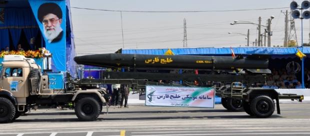 Iran has paraded a new nuclear warhead in response to Trump's UN speech. Source;commons.wikimedia.org Iran has paraded a new nuclear warhead in response to Trump's UN speech. Source;commons.wikimedia.org