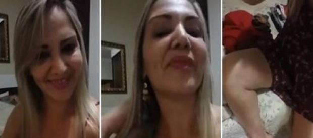 Mulher manda vídeo para amante Mulher manda vídeo para amante