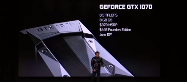 NVIDIA CEO Jen-Hsun Huang during the announcement of the GeForce GTX 1070 (via YouTube - NVIDIA) NVIDIA CEO Jen-Hsun Huang during the announcement of the GeForce GTX 1070 (via YouTube - NVIDIA)