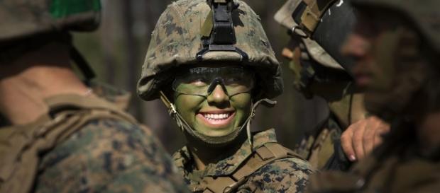 The US Marine Corps has announced it is set to admit its first female officer. Source;flikr.com The US Marine Corps has announced it is set to admit its first female officer. Source;flikr.com