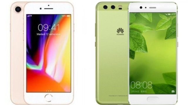 Apple iPhone 8 contro Huawei P10