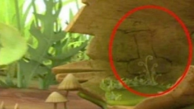 Simbolo fallico inserito in un episodio dell'Ape Maia