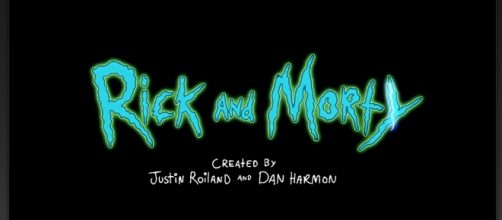 Screenshot of the "Rick and Morty" intro screen on Hulu.