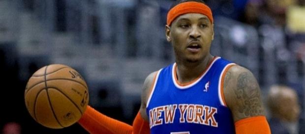 Carmelo Anthony will practice with his new teammates Tuesday -- Keith Allison via WikiCommons Carmelo Anthony will practice with his new teammates Tuesday -- Keith Allison via WikiCommons