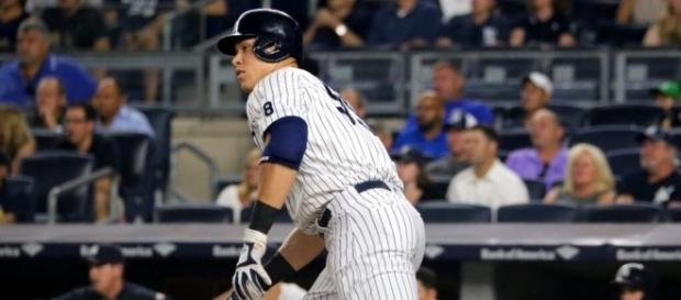 Judge's 48 home runs are just one shy of Mark McGwire's rookie record of 49. Image Source: Flickr Judge's 48 home runs are just one shy of Mark McGwire's rookie record of 49. Image Source: Flickr