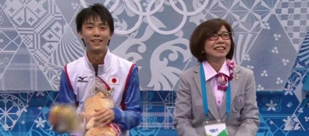 Yuzuru Hanyu at the Kiss and Cry at Sochi 2015. Credits to: Youtube/Olympics Yuzuru Hanyu at the Kiss and Cry at Sochi 2015. Credits to: Youtube/Olympics