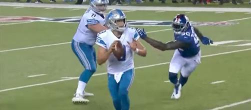 Matthew Stafford and the Lions host the Falcons in a showdown between 2-0 teams. [Image Credit: NFL/YouTube]
