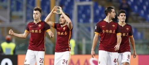 roma-sampdoria-florenzi-el-shaarawy-manolas-perotti-gol-esultanza ... - pagineromaniste.com