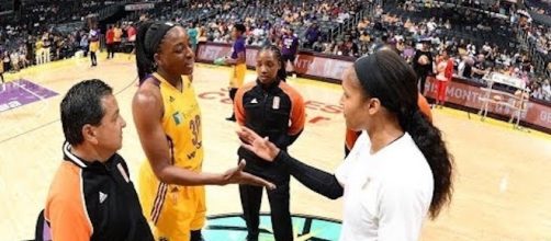 The WNBA Finals tip off on Sunday afternoon with Game 1 between the L.A. Sparks and Minnesota Lynx. [Image via WNBA/YouTube]