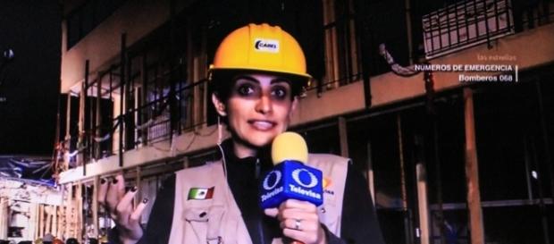 Danielle D'Ithurbide durante la transmisión televisiva (Foto: tomada del video, Oscar Patiño) Danielle D'Ithurbide durante la transmisión televisiva (Foto: tomada del video, Oscar Patiño)
